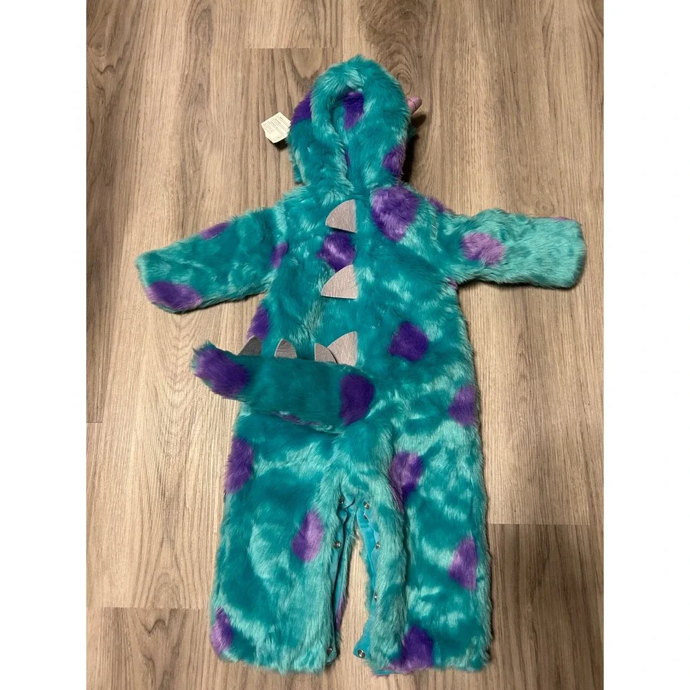 Pottery Barn Kids Disney Pixar Monsters Inc Sulley Costume Baby 12-24 Months - Picture 2 of 6